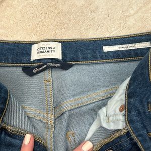 Worn once like new citizen of humanity Daphne crop